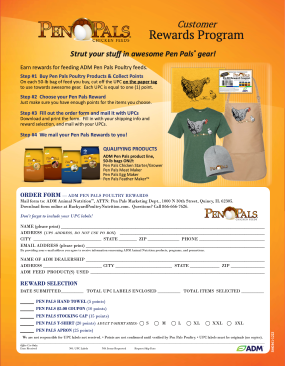 PP Poultry Rewards Program Form Picture 285